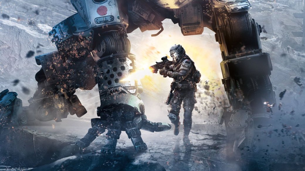 В Titanfall 2 вместо роботов используются боевые экскаваторы - Изображение 1 В Titanfall 2 вместо роботов используются боевые экскаваторы - Изображение 1