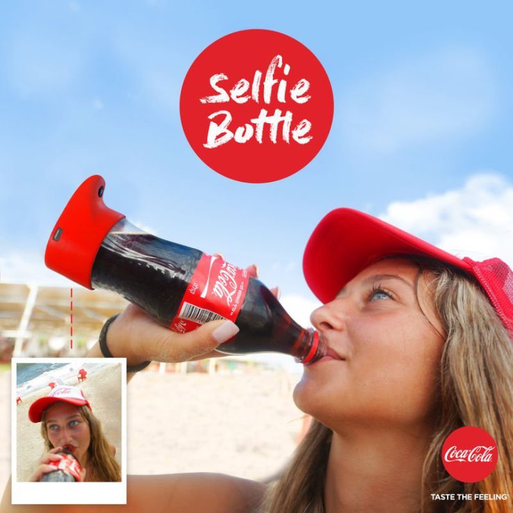 Селфи в каждой бутылке: Coca-Cola выпустила Selfie Bottle - Изображение 1 Селфи в каждой бутылке: Coca-Cola выпустила Selfie Bottle - Изображение 1