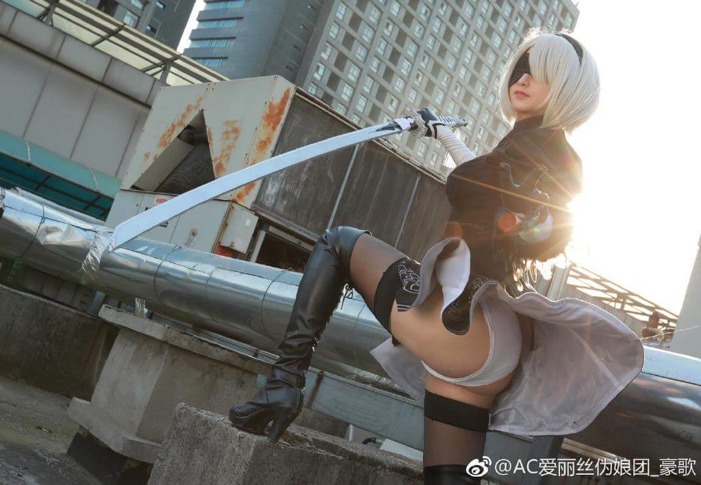 Косплей дня: 2B из Nier: Automata (с подвохом). - Изображение 6 Косплей дня: 2B из Nier: Automata (с подвохом). - Изображение 6