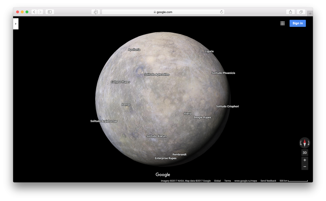 Маршрут построен: теперь в Google Картах можно изучать  другие планеты. - Изображение 1