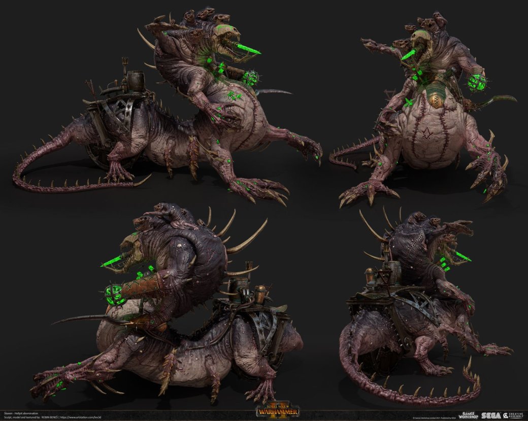 Взгляните на потрясающие концепт-арты Total War: Warhammer II. - Изображение 30 Взгляните на потрясающие концепт-арты Total War: Warhammer II. - Изображение 30