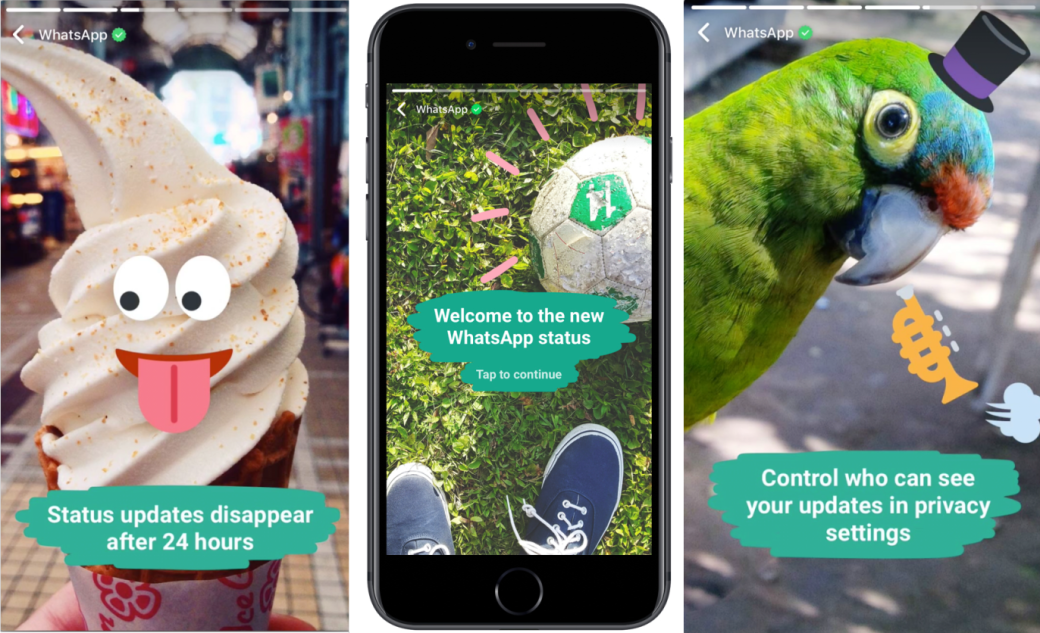 В Whats App появился аналог Instagram Stories