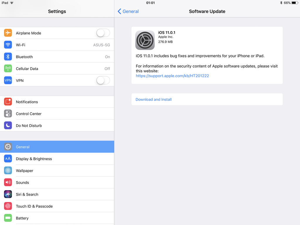 iOS 11.0.1 доступна для загрузки. Что нового?. - Изображение 1
